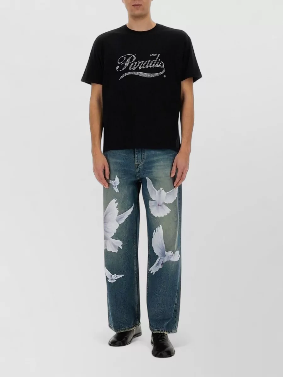 3.paradis crystal logo t-shirt