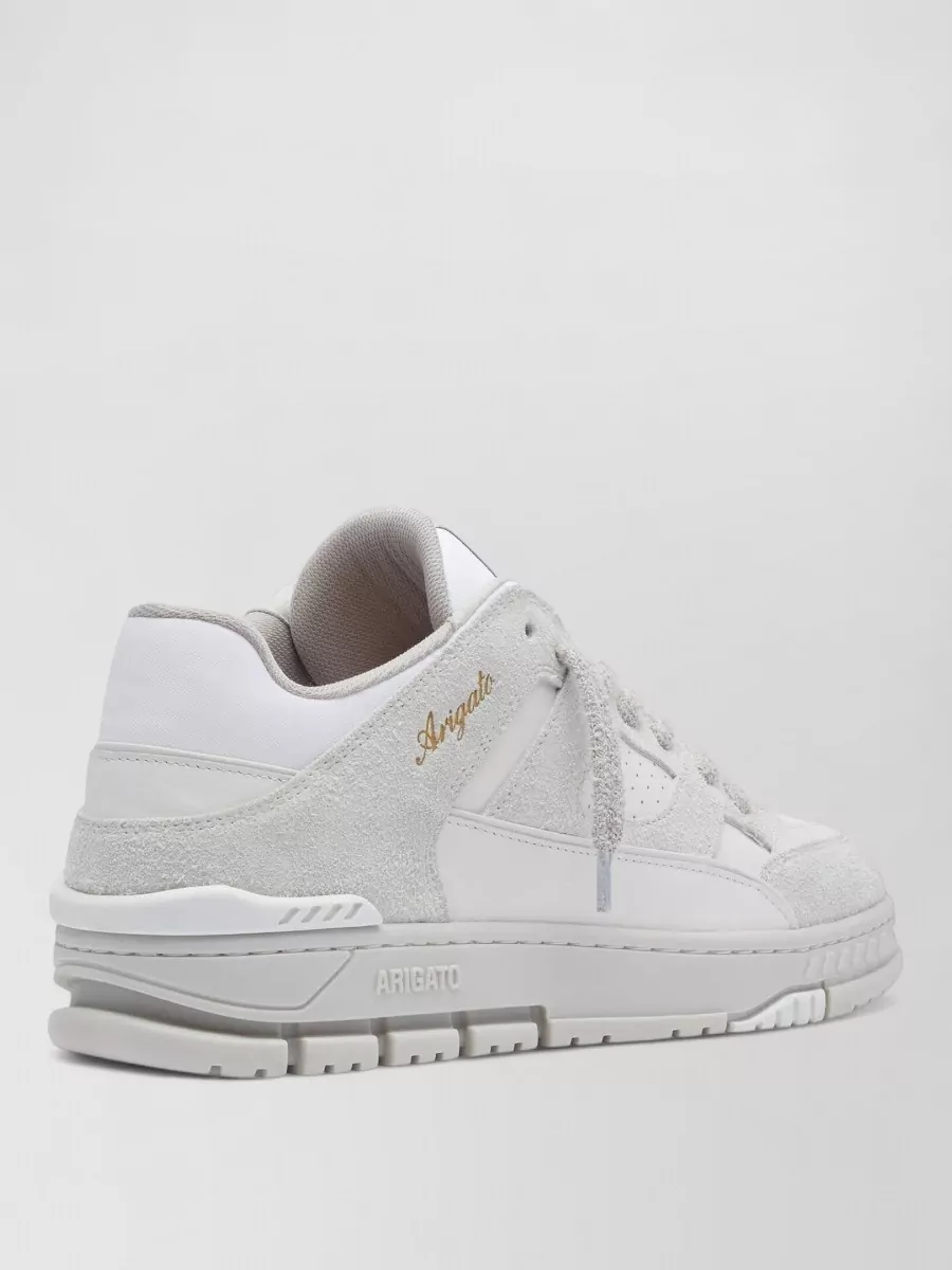 Axel Arigato Low Top Sneakers Suede Accents Perforated Sole