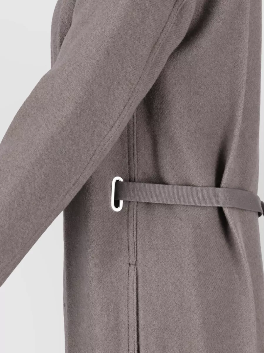 Rick Owens Wool Single Breasted Coat