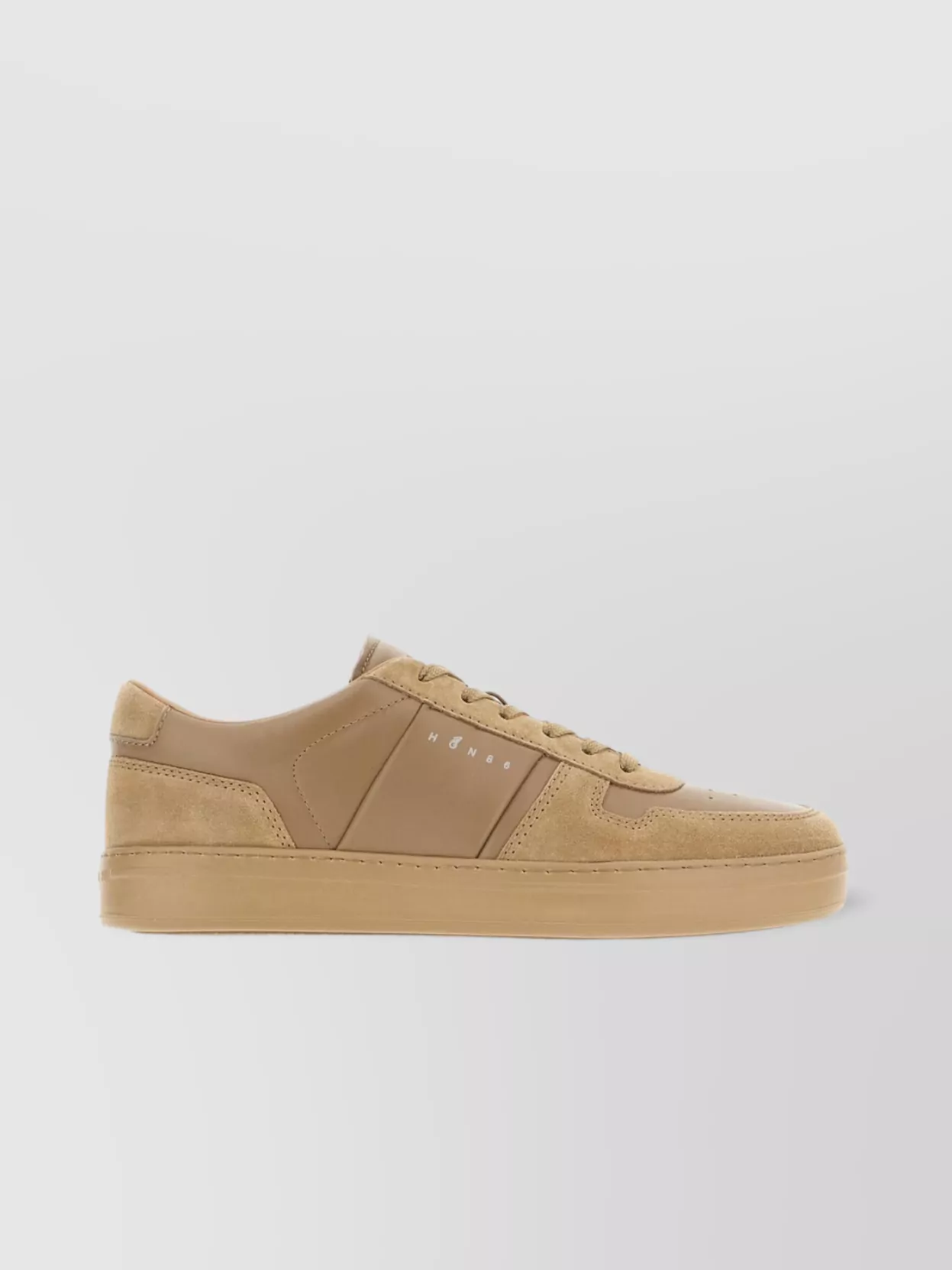 Hogan Suede And Leather Low-Top Sneakers