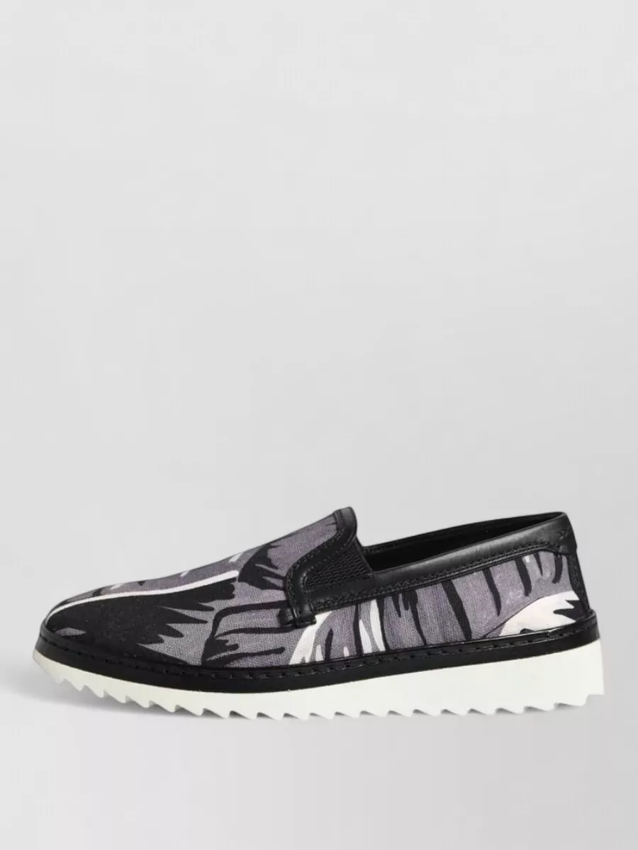 Dolce&Gabbana Printed Slip-On Loafers