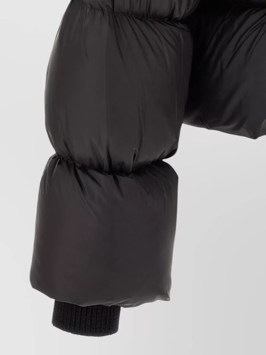 Rick Owens Down Cropped High-Neck Puffer Jacket