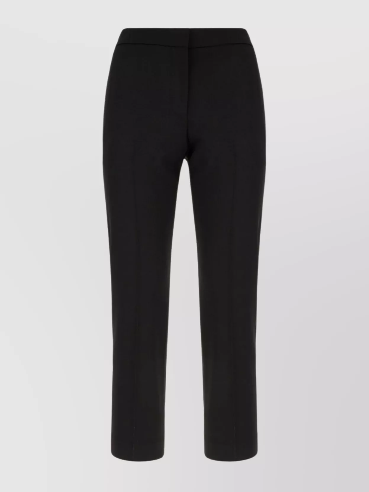 Alexander Mcqueen Cropped Trousers With Front And Back Pockets
