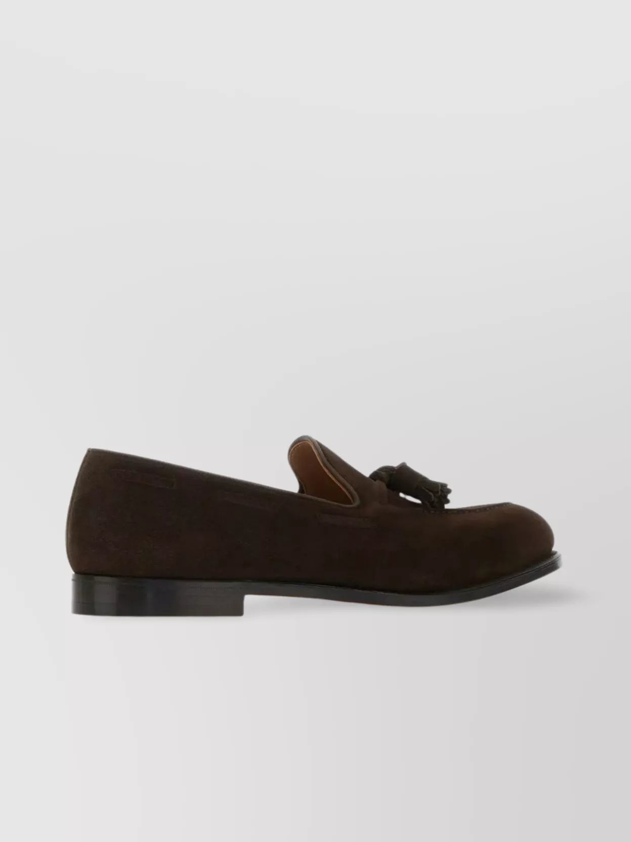 Crockett & Jones suede leather loafers