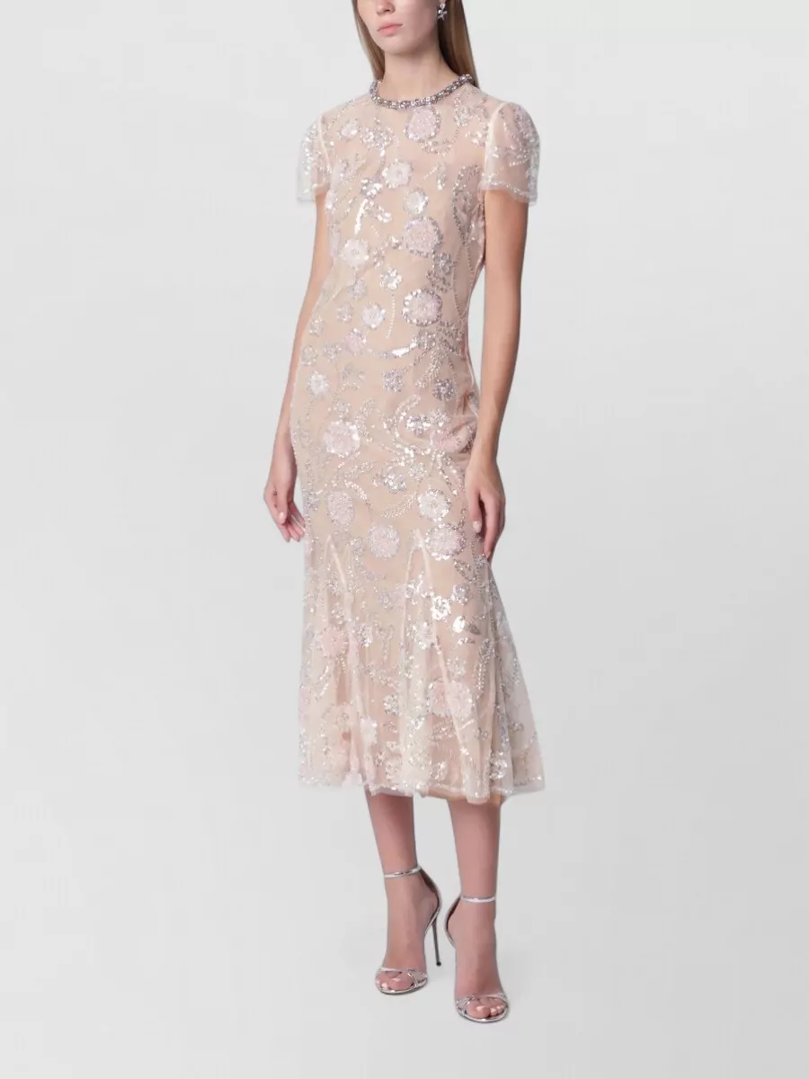 Self-Portrait midi dress