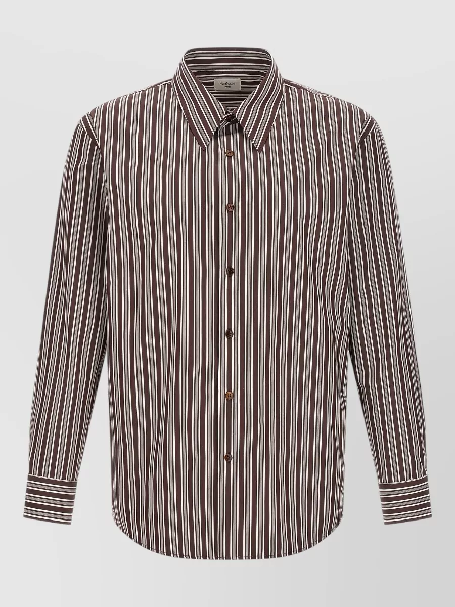 Saint Laurent striped cotton shirt
