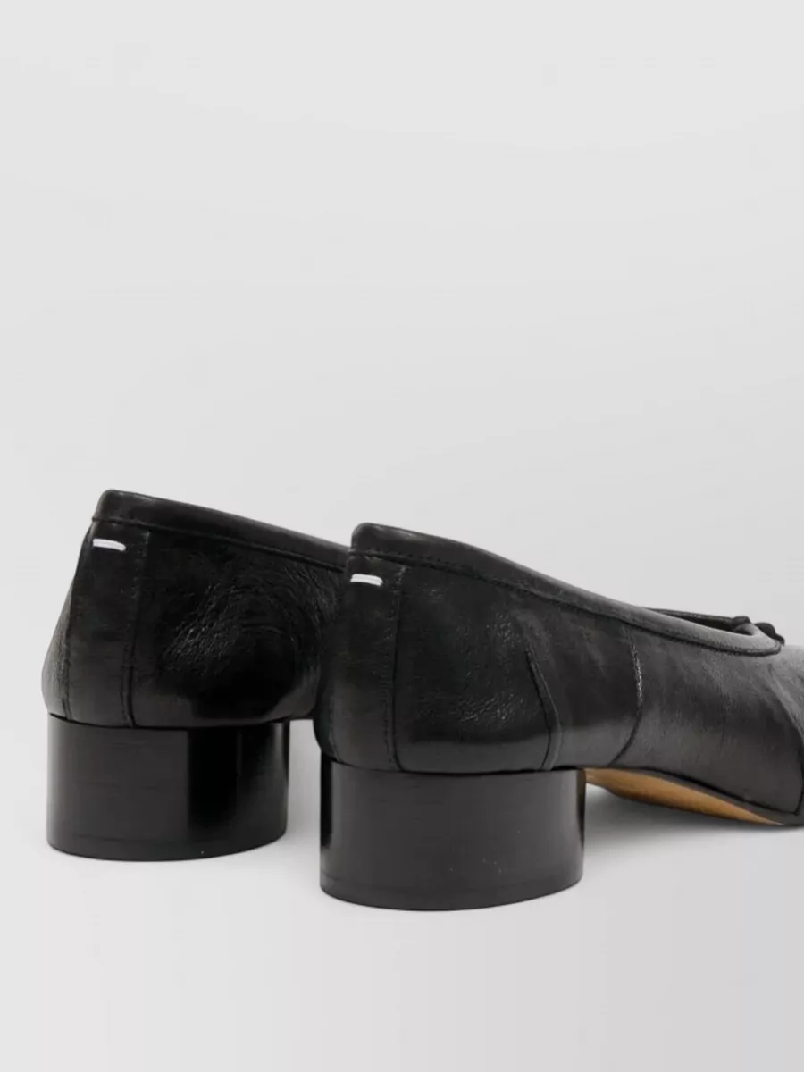 Maison Margiela Leather Tabi Ballerina Pumps