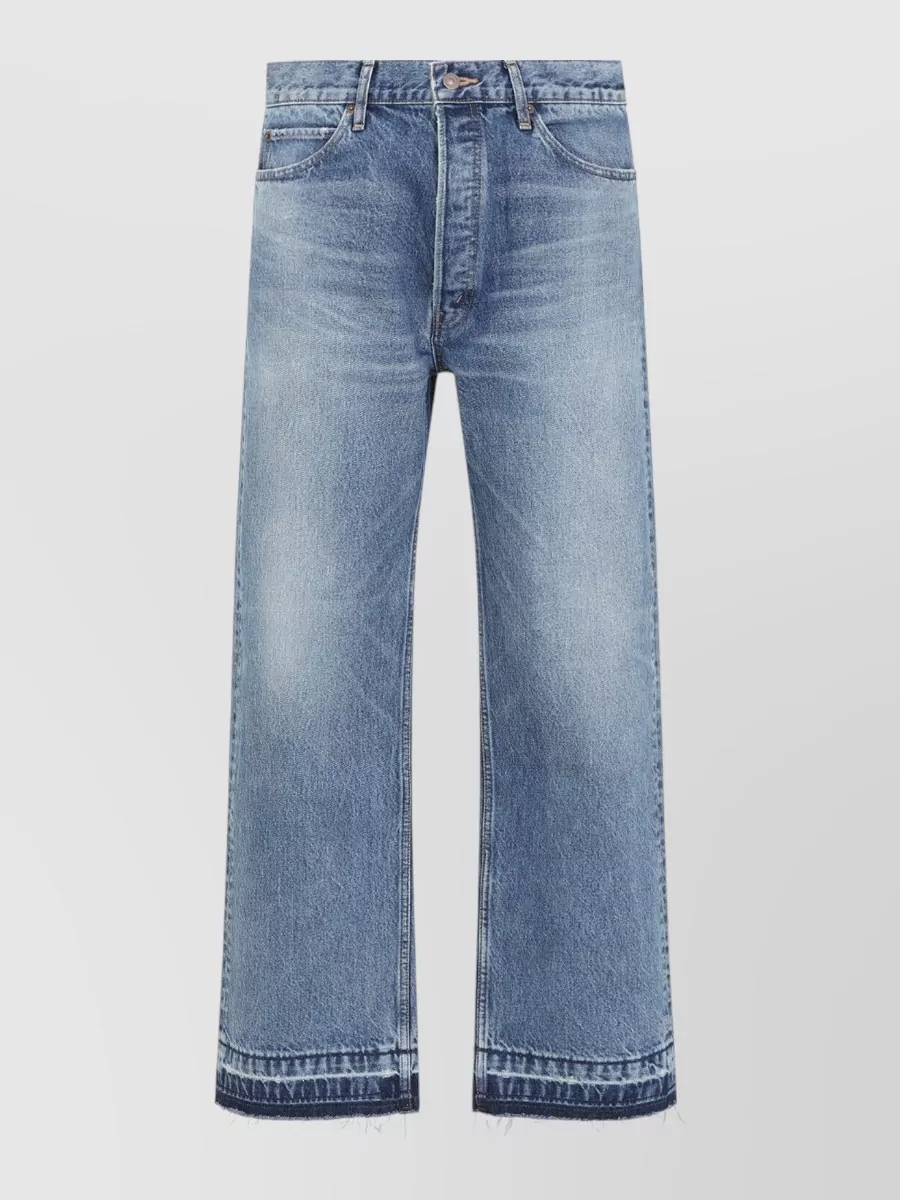 Celine Cotton Low-Rise Loose-Fit Jeans