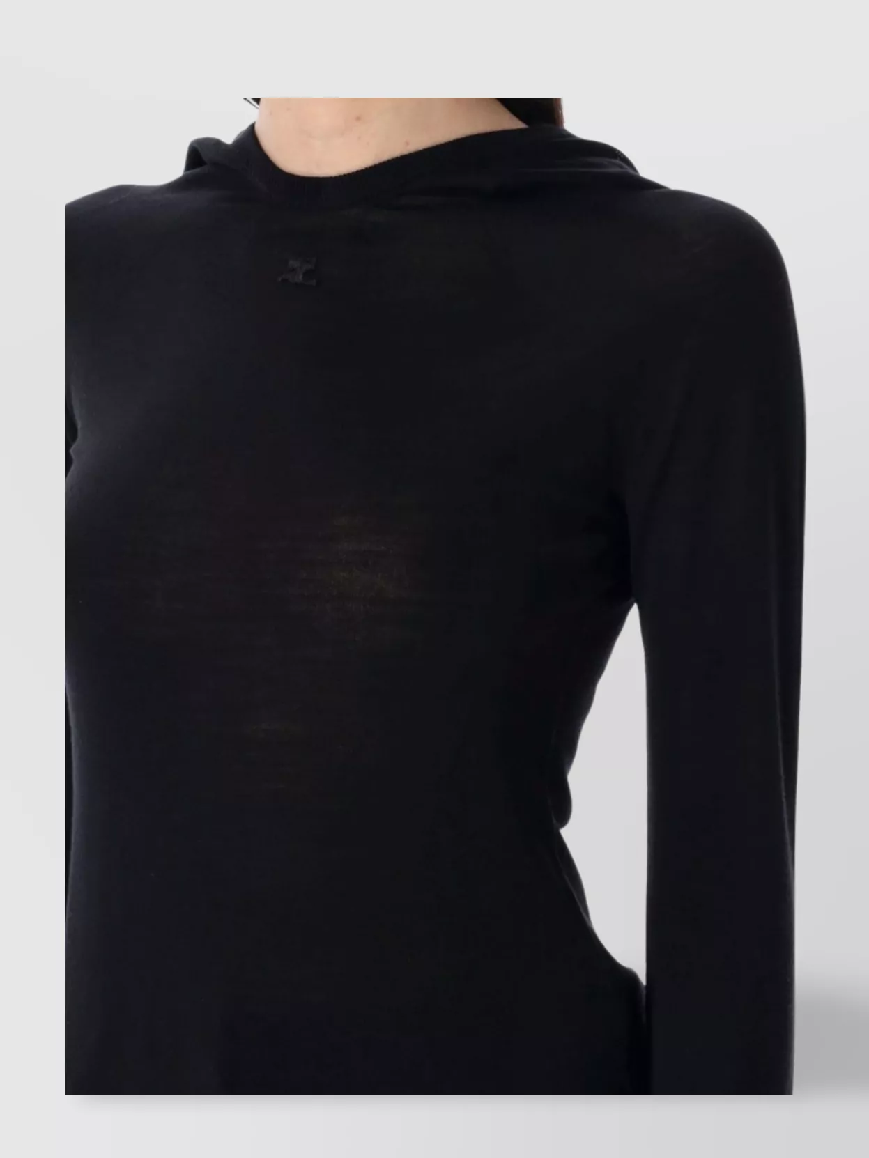 Courrèges Hooded Knitwear 2Nd Skin