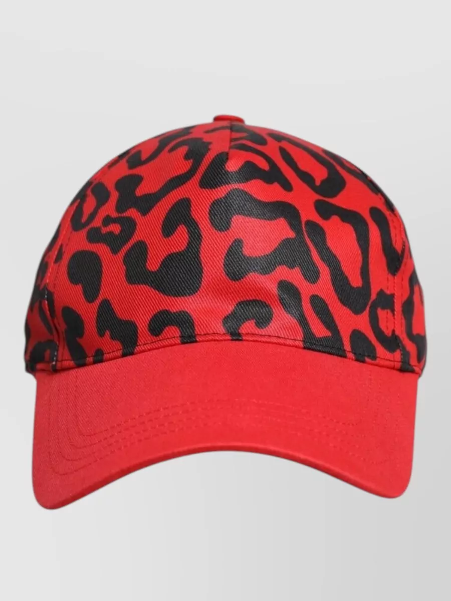 Dolce&Gabbana cotton leopard print baseball cap