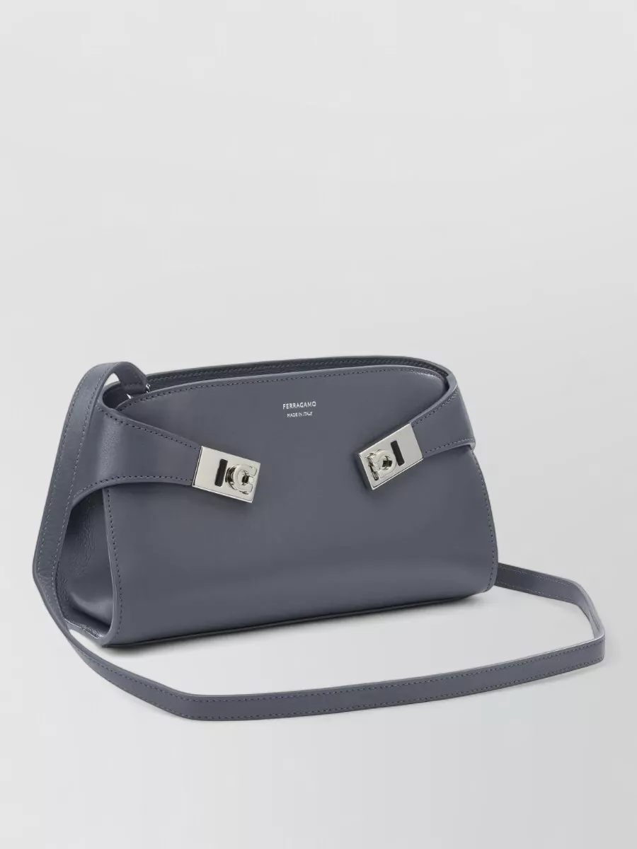 Ferragamo Hug Small Leather Shoulder Bag