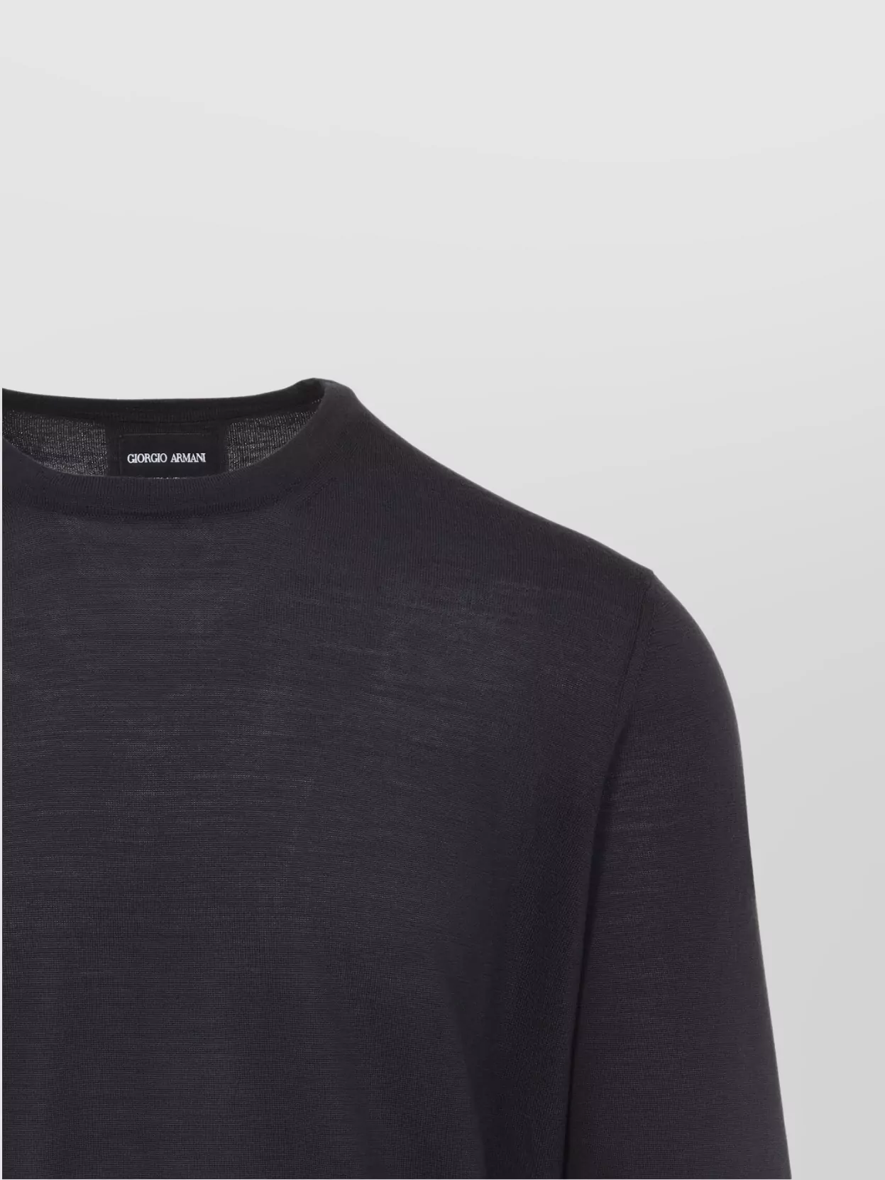 Giorgio Armani Crew Neck Wool Sweater
