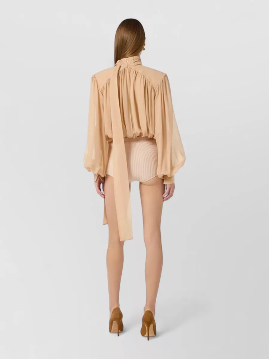 Elisabetta Franchi Silk Bodysuit