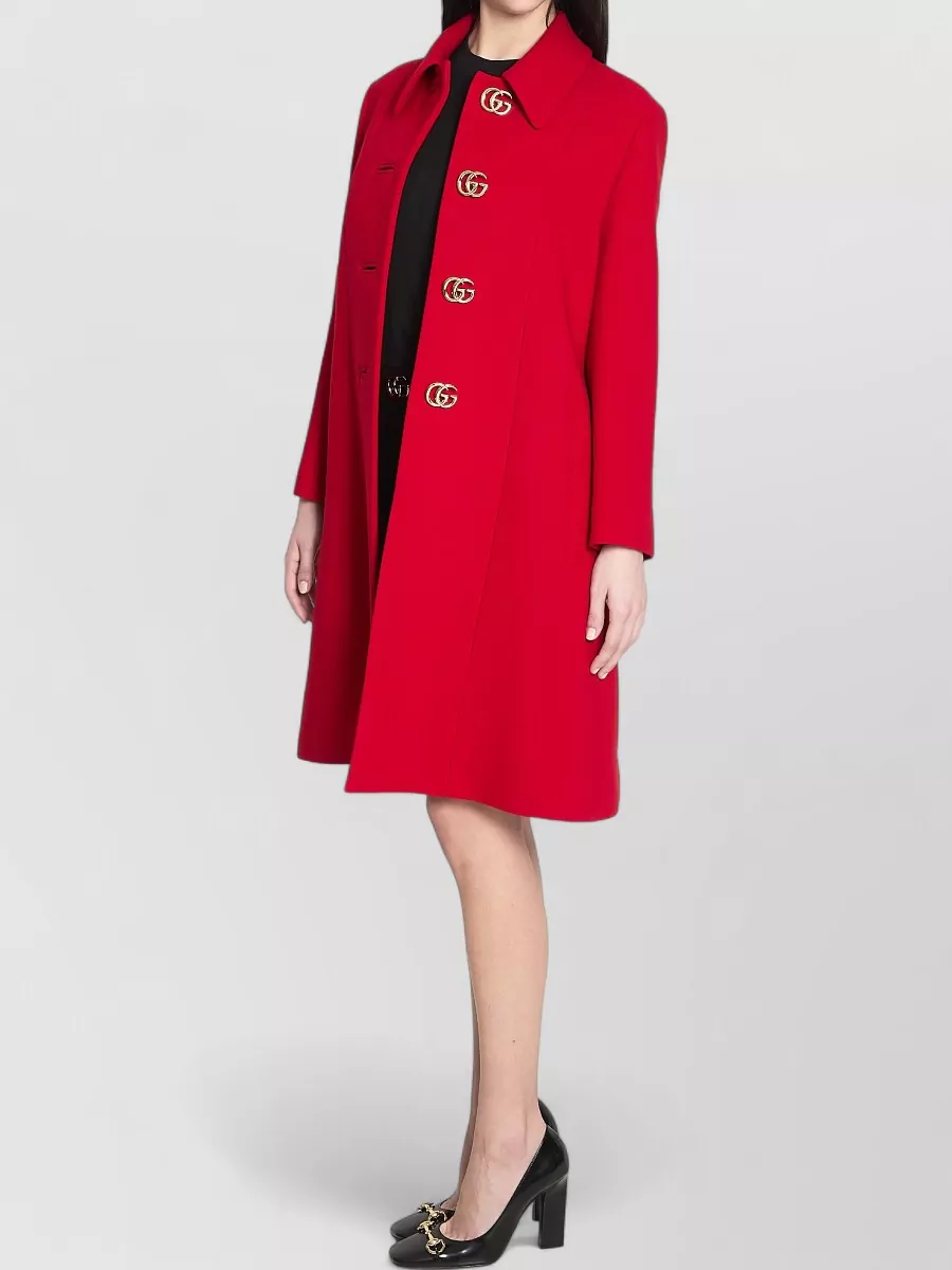 Gucci Wool Slim-Fit Single-Breasted Coat