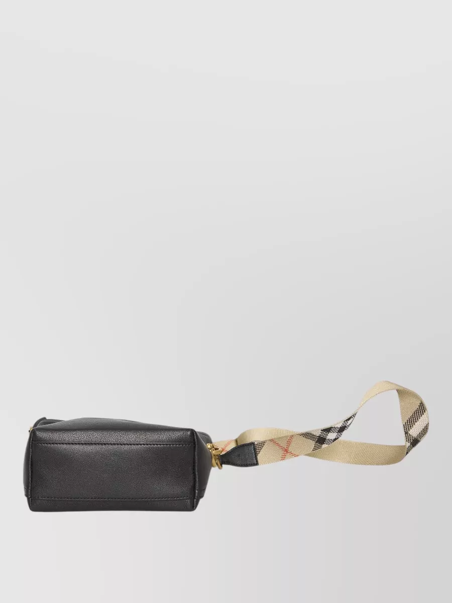 Burberry B Clip Mini Leather Bucket Bag