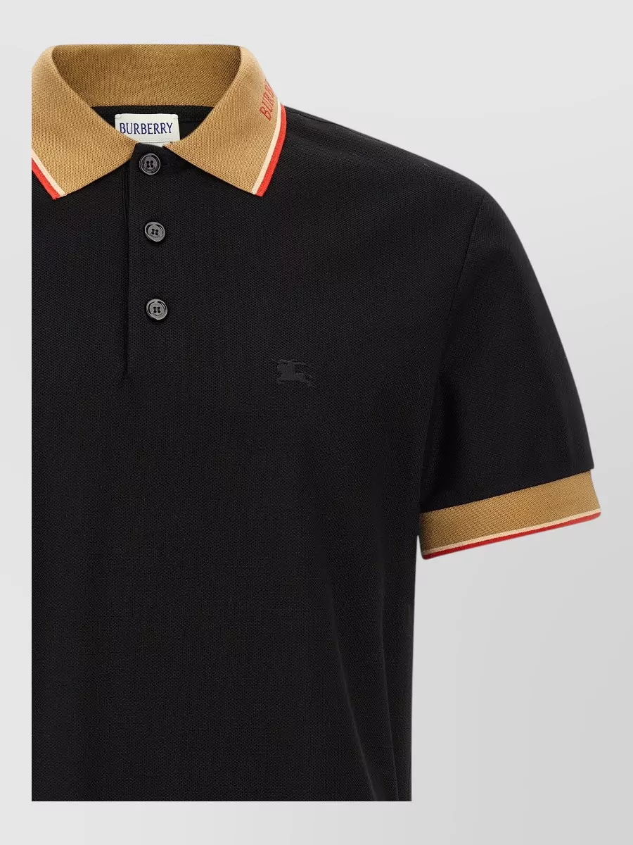 Burberry cotton piqué polo shirt