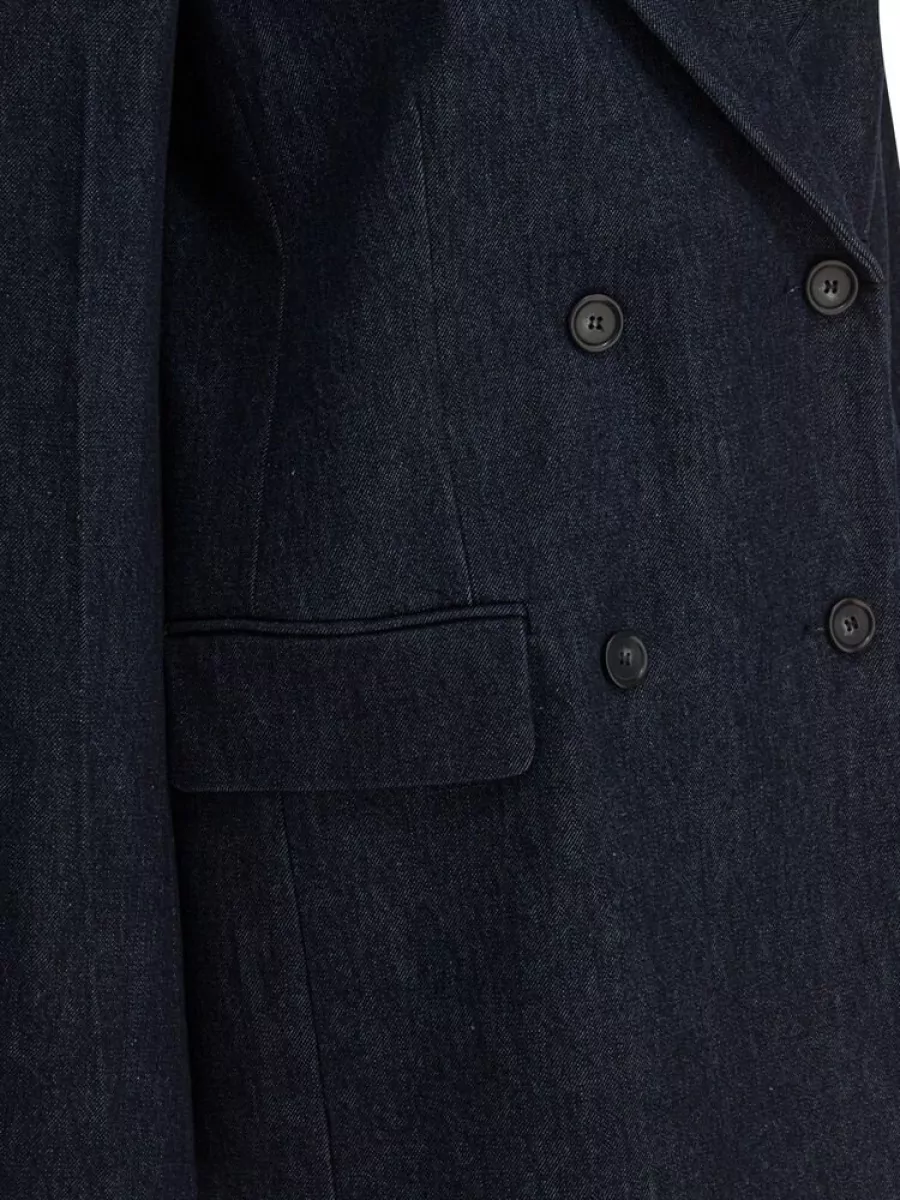 Sportmax Cotton Oversized Double-Breasted Coat