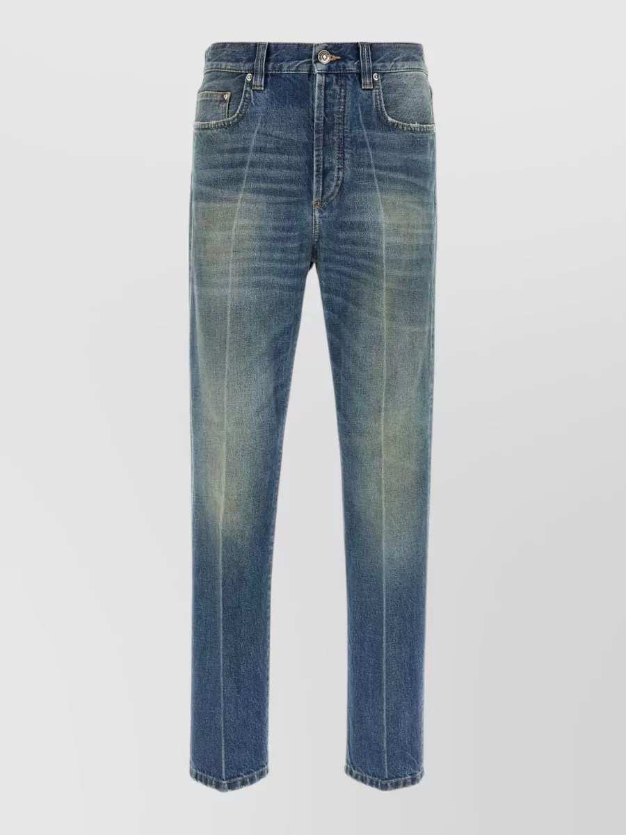 Versace denim straight leg jeans