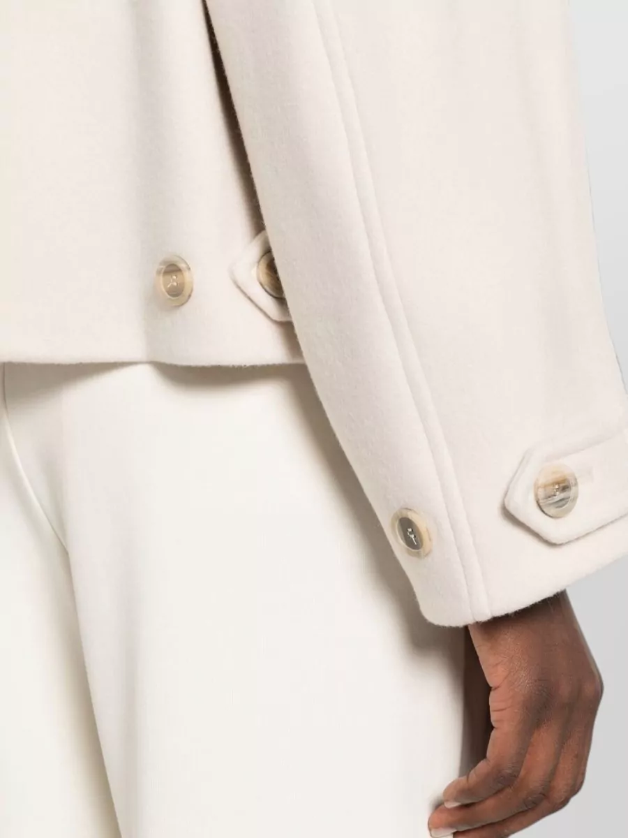 Semicouture Virgin Wool Fitted Jacket
