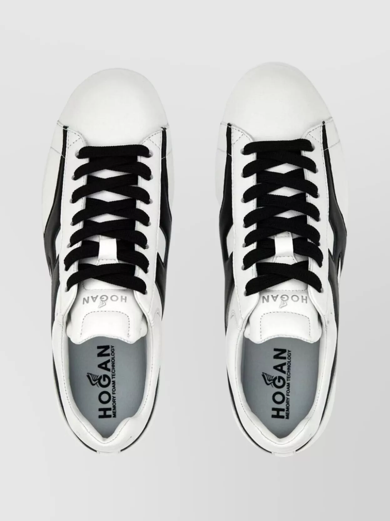 Hogan Sneakers With Contrast Panel And Round Toe