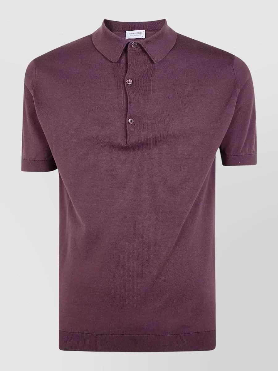 John Smedley Sea island cotton short-sleeve polo shirt