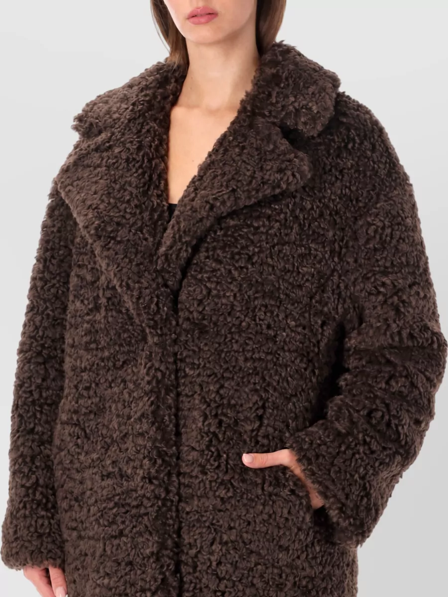 Stand Studio Faux Fur Coat