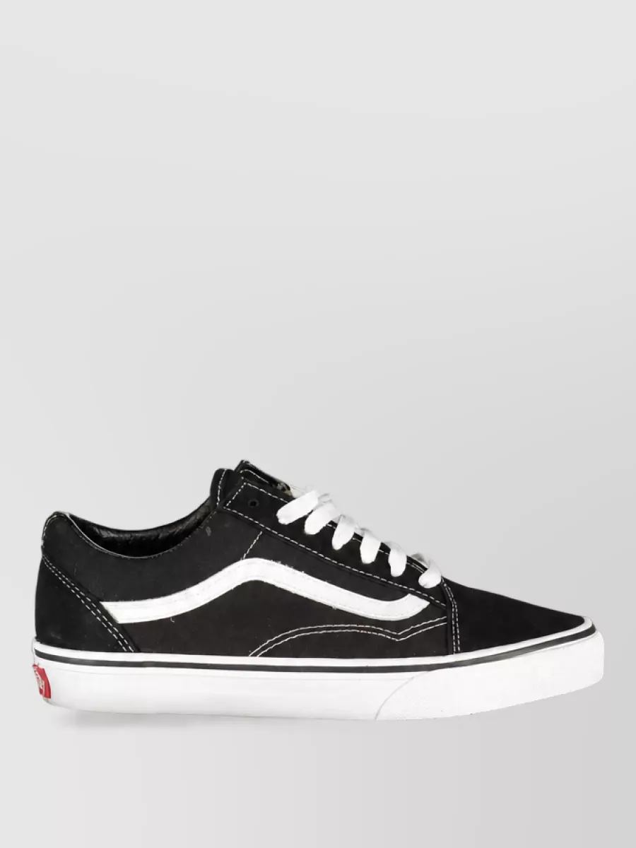 Vans Leather Lace-Up Sneakers