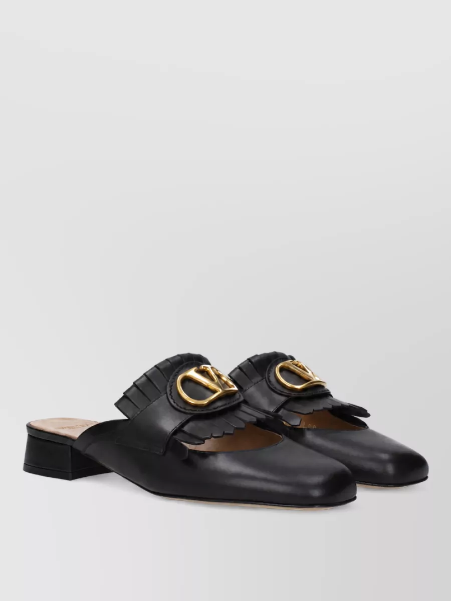 Valentino Garavani Leather Mules