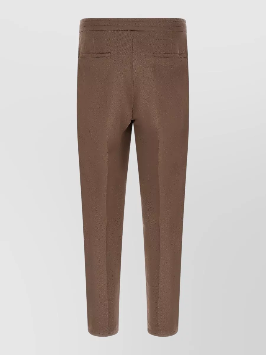 Brunello Cucinelli Linen Trousers Pleated Front Side And Back Pockets