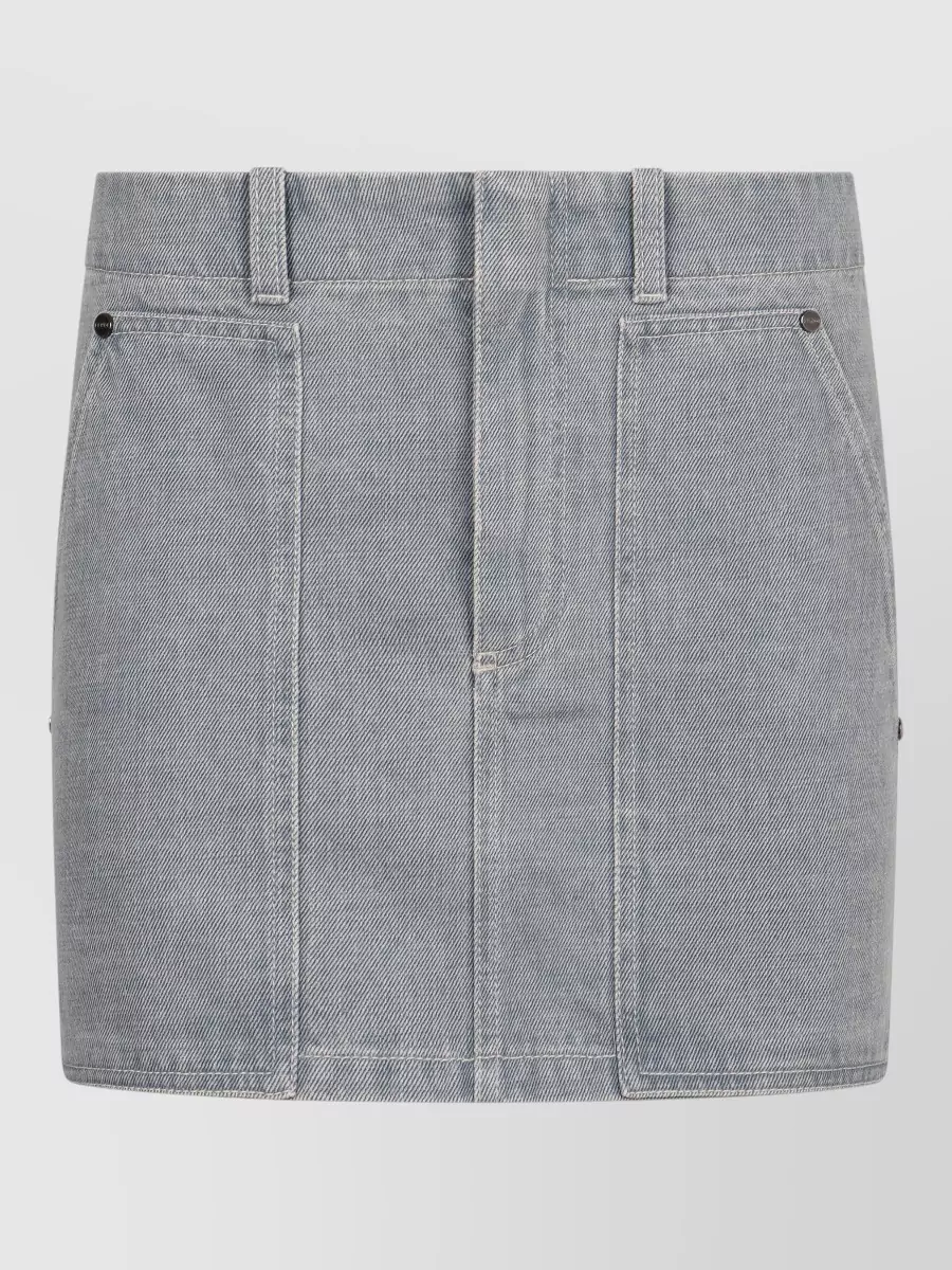 Fendi denim mini skirt
