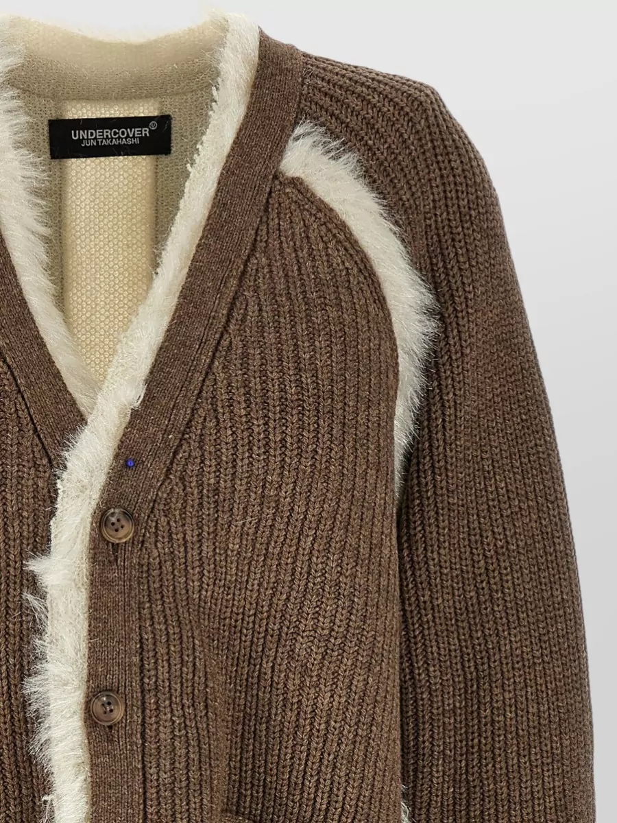 Undercover Asymmetric Wool Cardigan