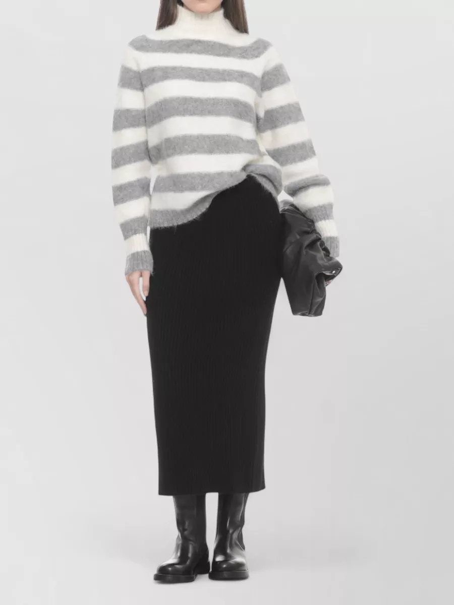 Antonelli Firenze Striped Alpaca Crewneck Jumper
