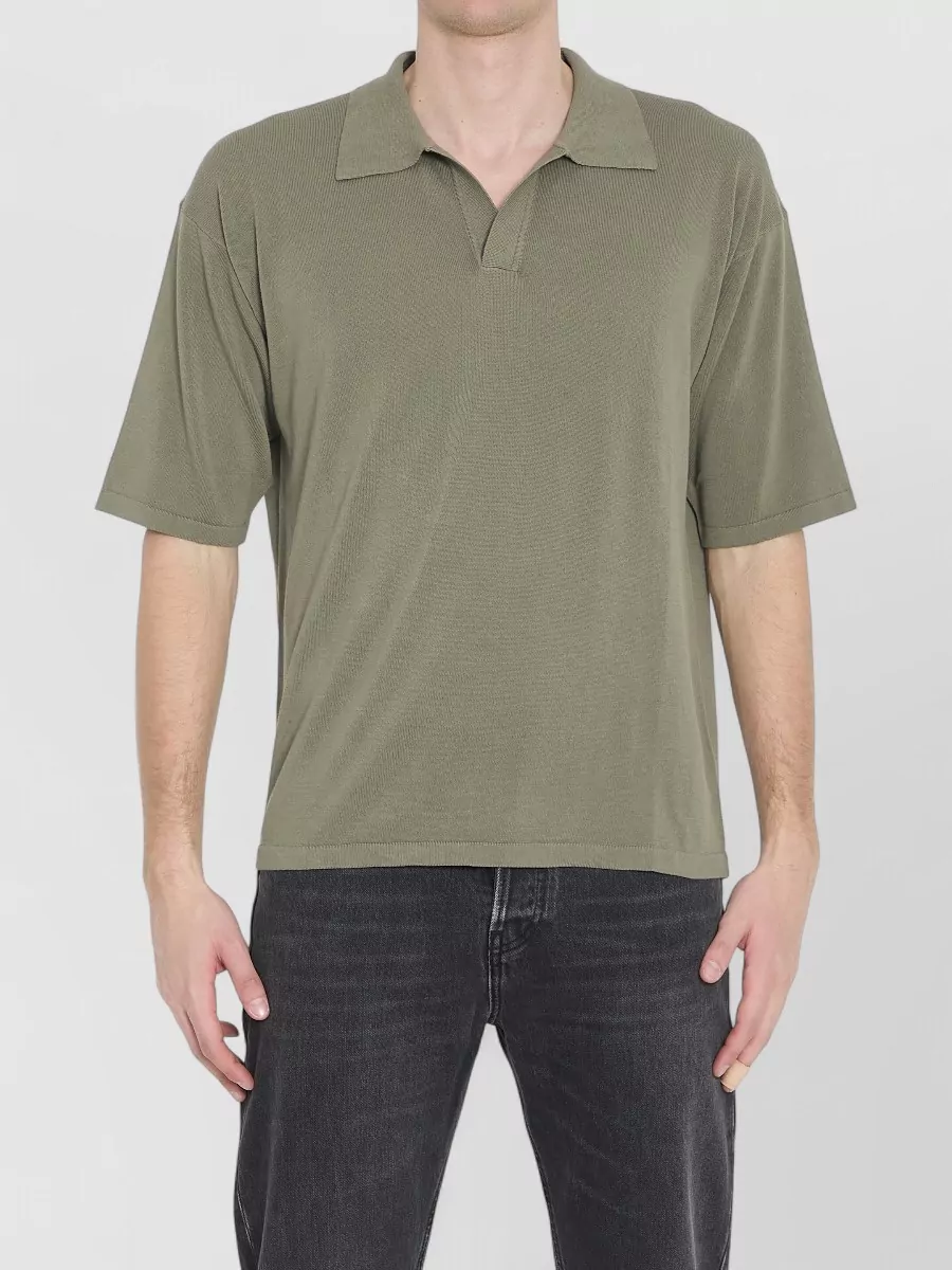 Roberto Collina cotton short-sleeve polo shirt