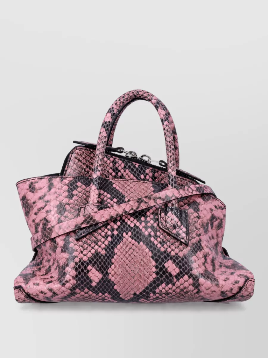 The Attico Mini Calf Leather Tote Bag