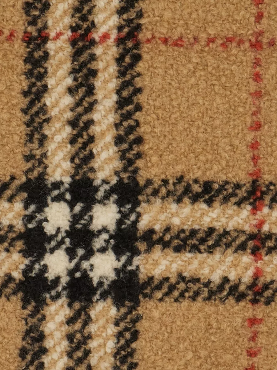 Burberry Alpaca Wool Embroidered Scarf