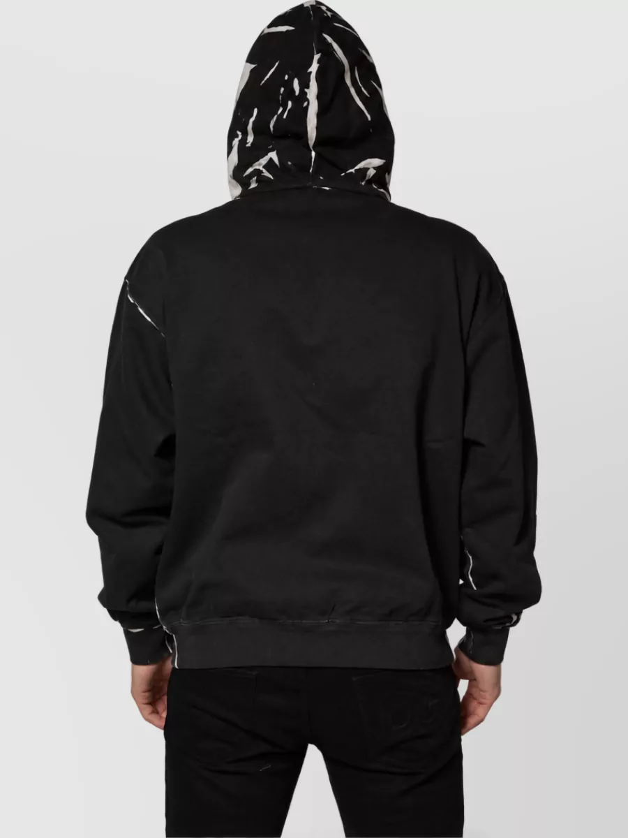 Dolce&Gabbana Cotton Logo Hooded Zip Jacket