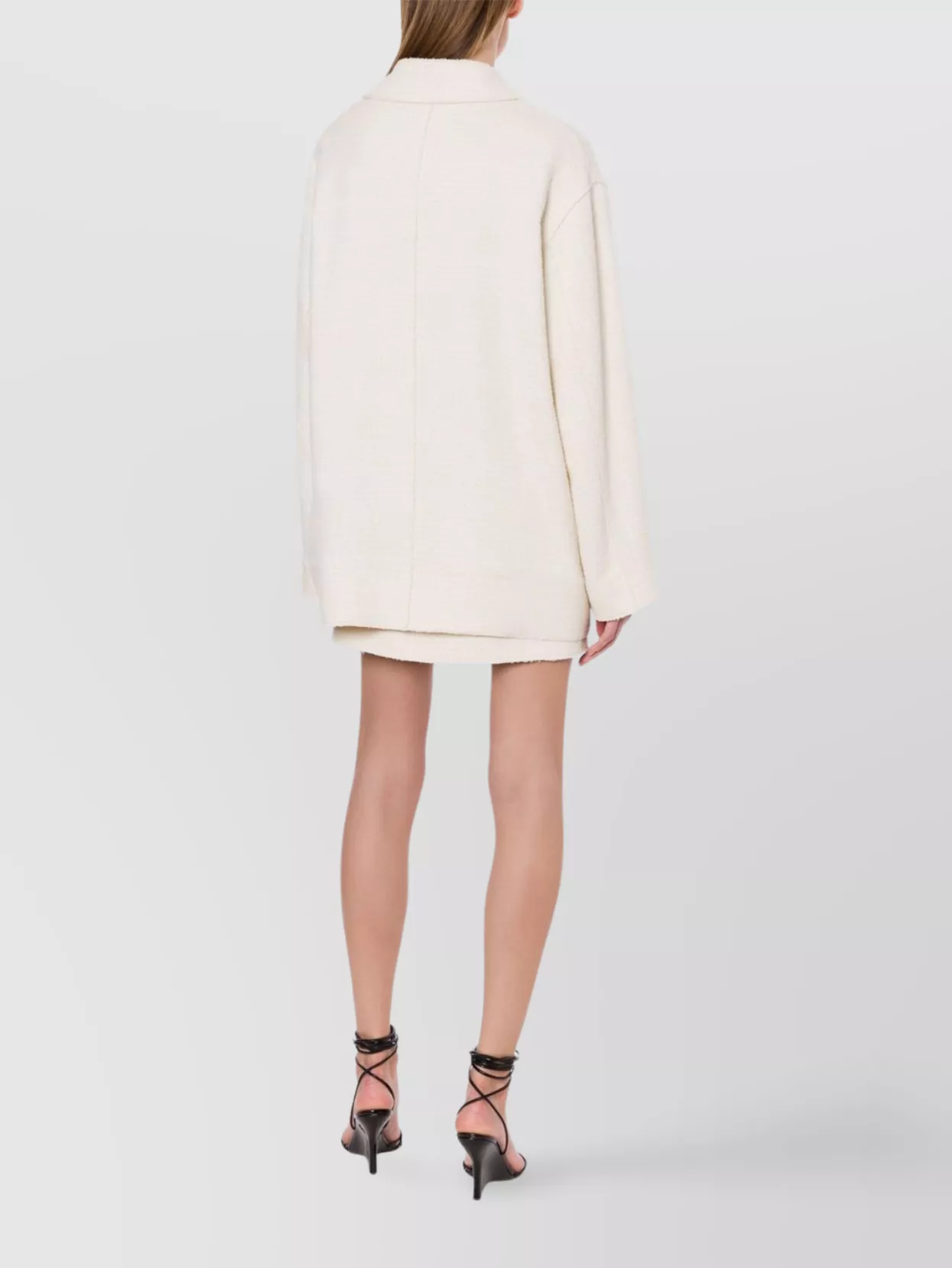 Philosophy Bouclé Cotton Caban Coat