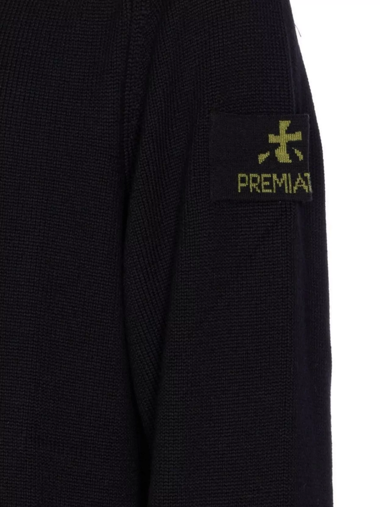 Premiata Crewneck Sweater With Long Sleeves And Ribbed Cuffs