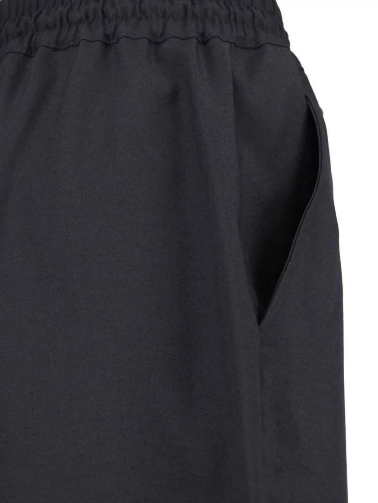 Y-3 Straight Trousers With Elastic Waistband And Pockets In Blue