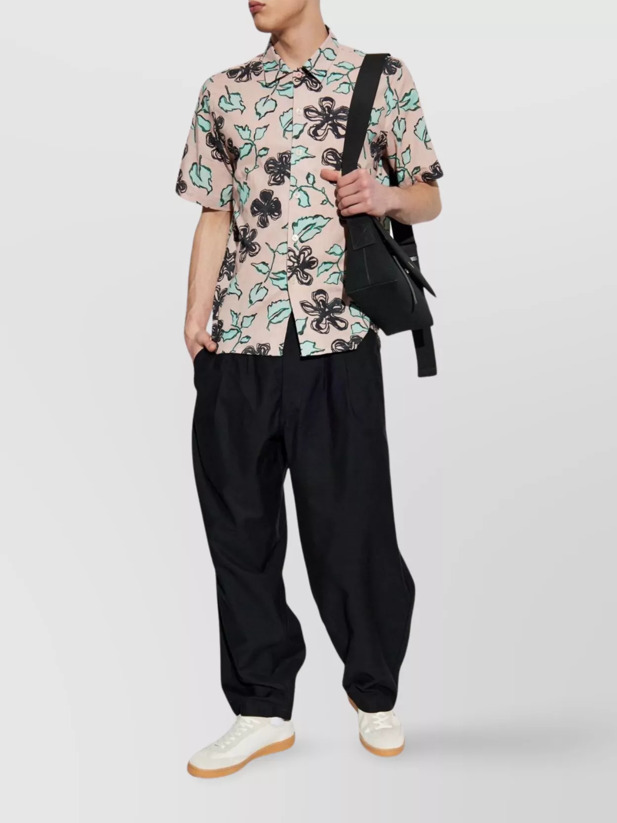 Paul Smith Floral Pattern Organic Cotton Shirt