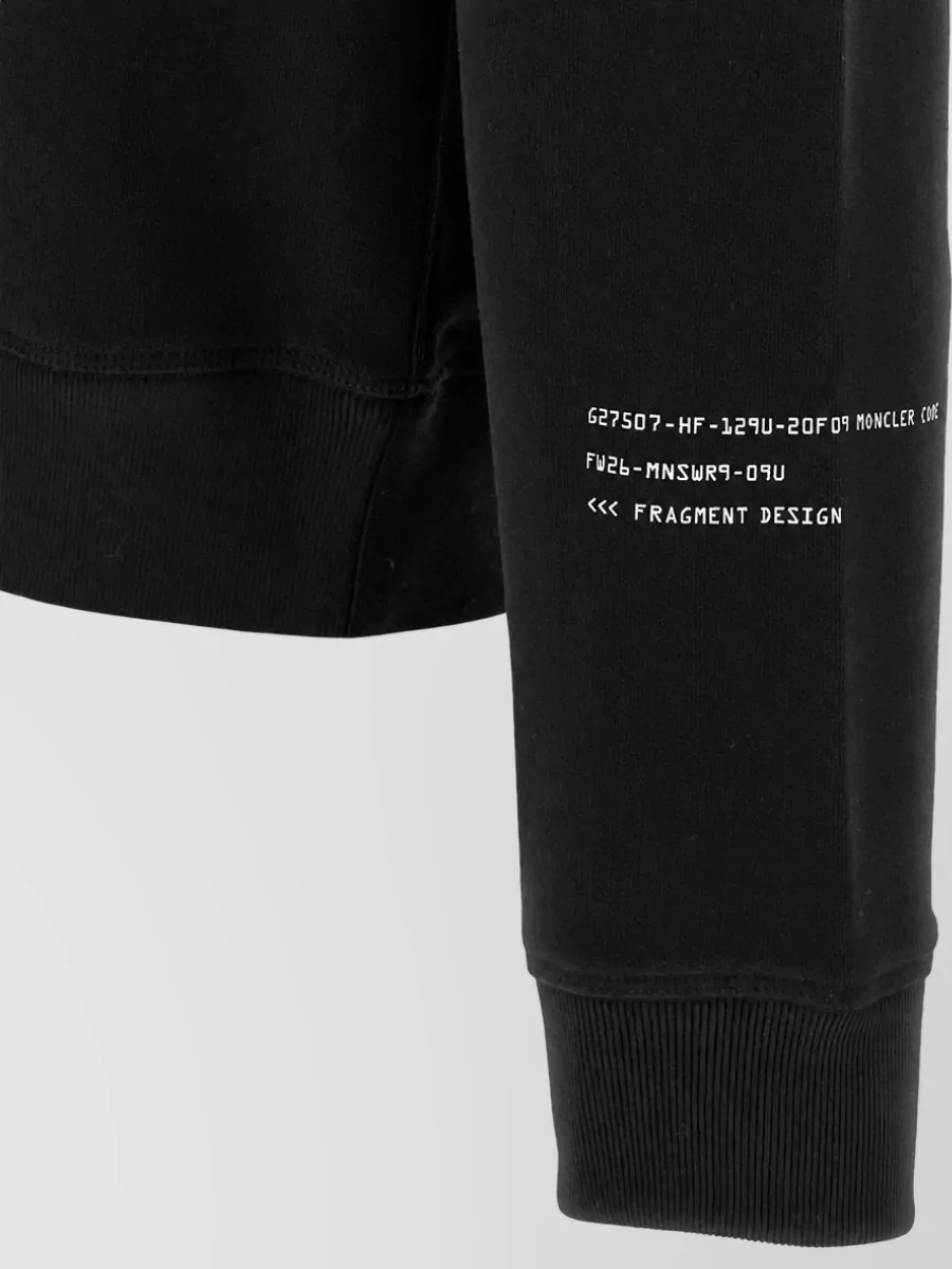 Moncler Genius Oversized Cotton Logo Print Sweatshirt