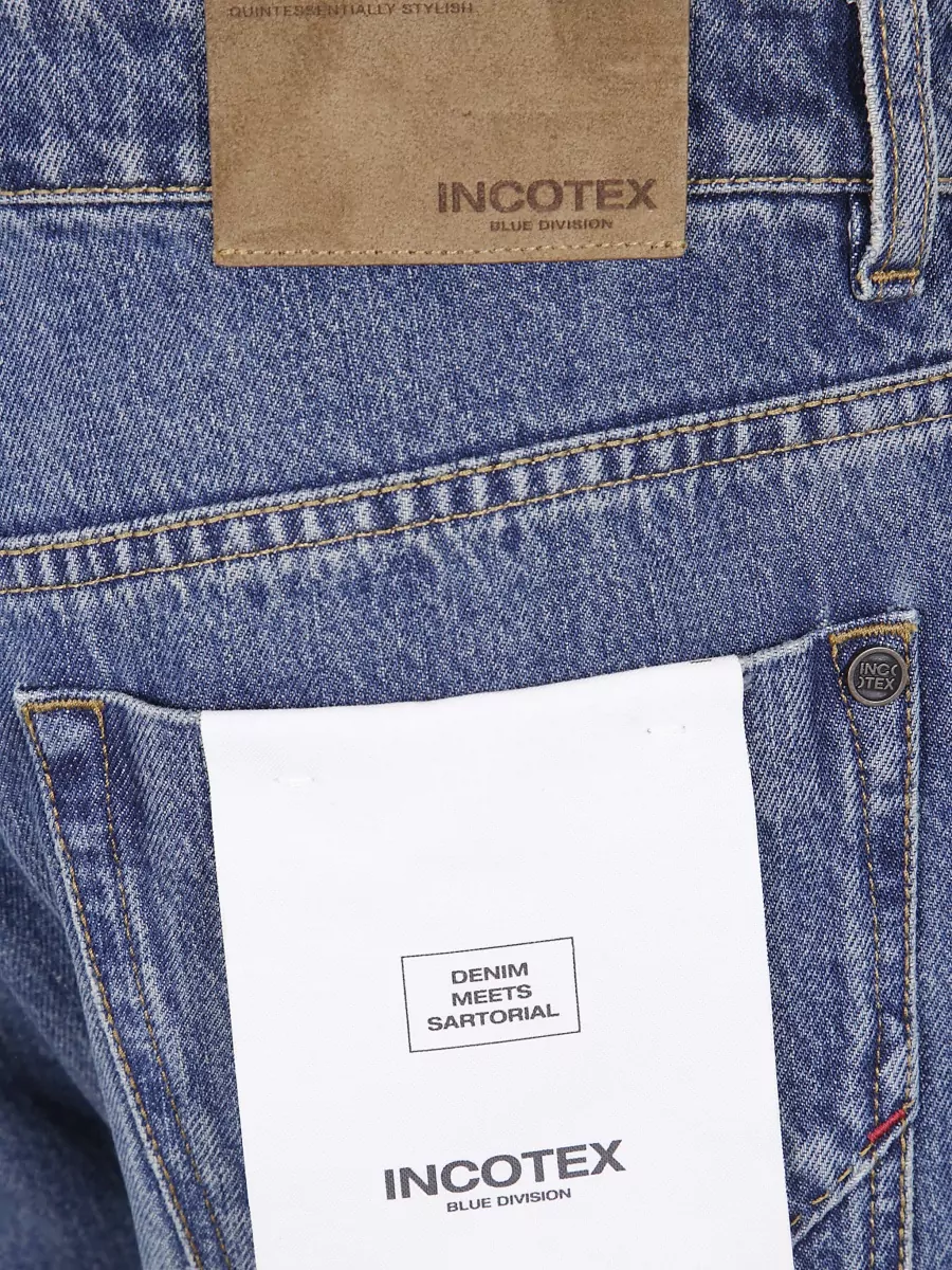 Incotex Regular-Fit Straight-Leg Jeans