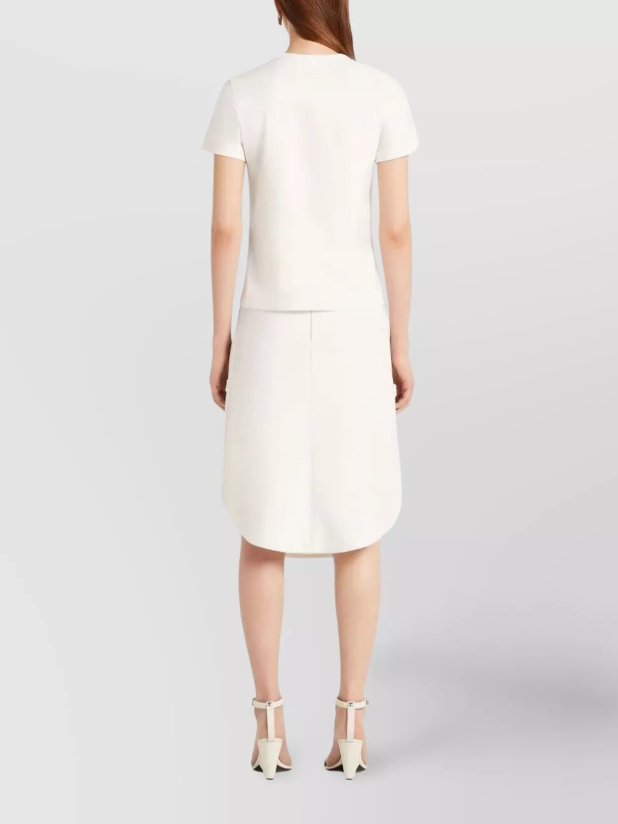 Courrèges Crew Neck Embroidered T-Shirt