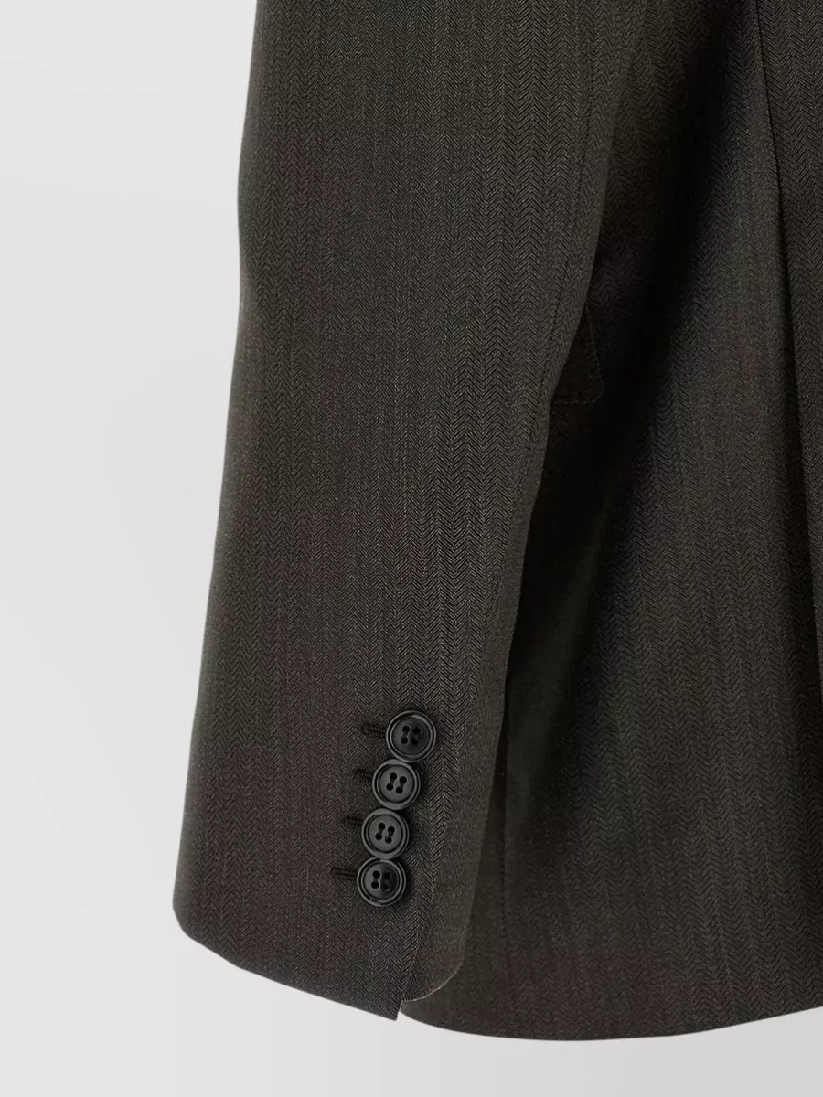 Brioni Wool Double Breasted Coat