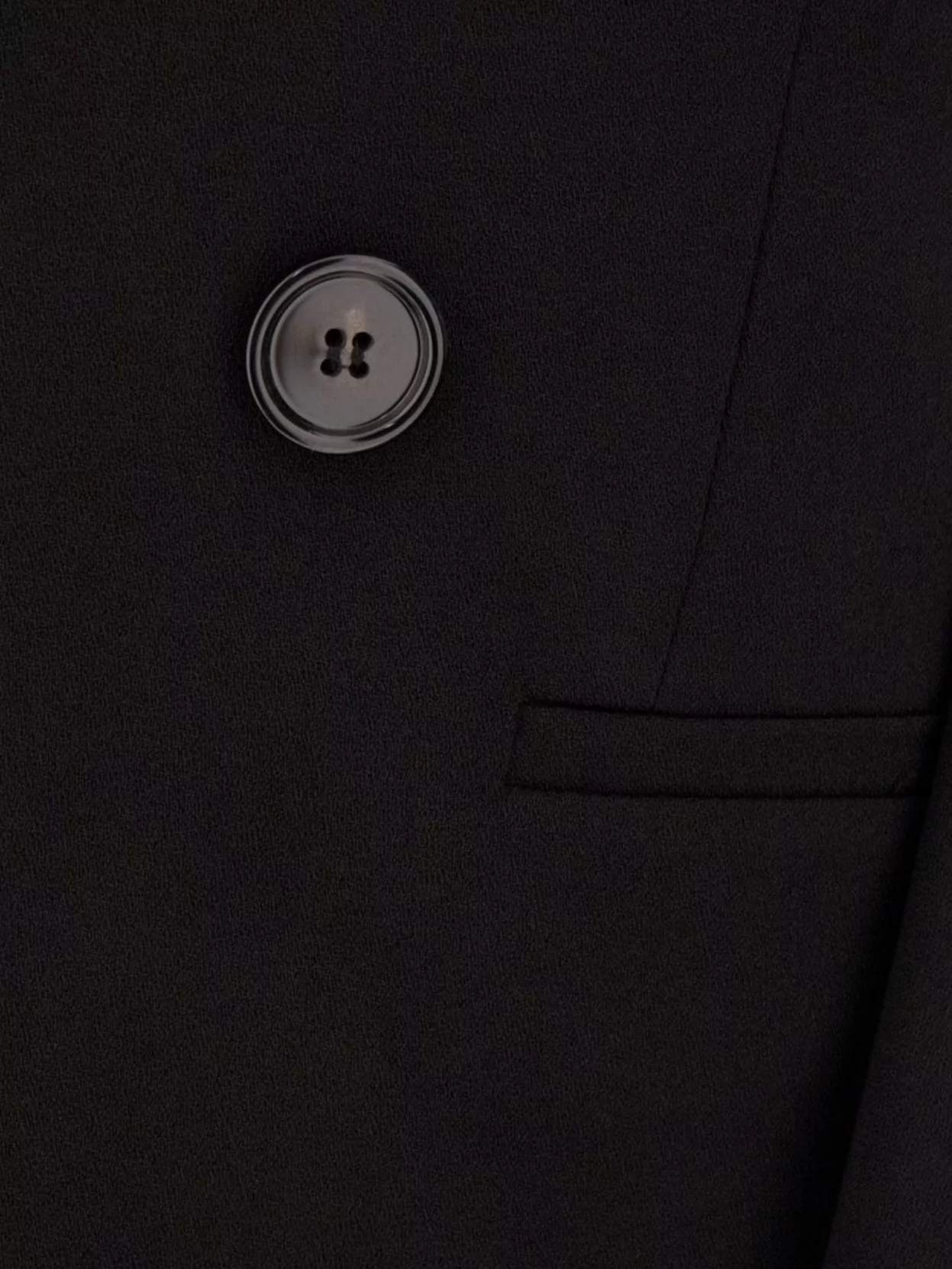 Ami Paris Peak Lapel Wool Blazer Slit Detail
