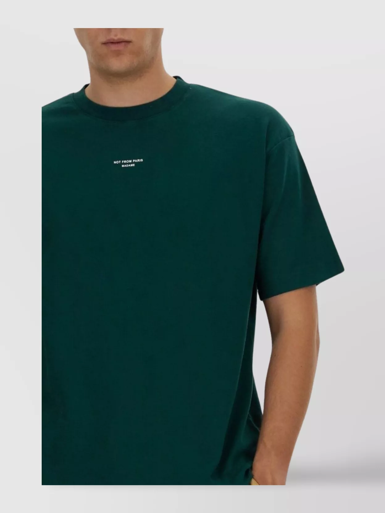 Drôle De Monsieur "Regular Fit" T-Shirt With Short Sleeves