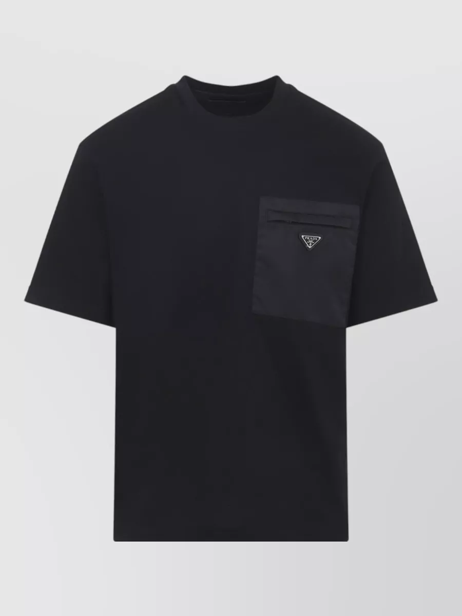 Prada Cotton Boxy Pocket T-Shirt