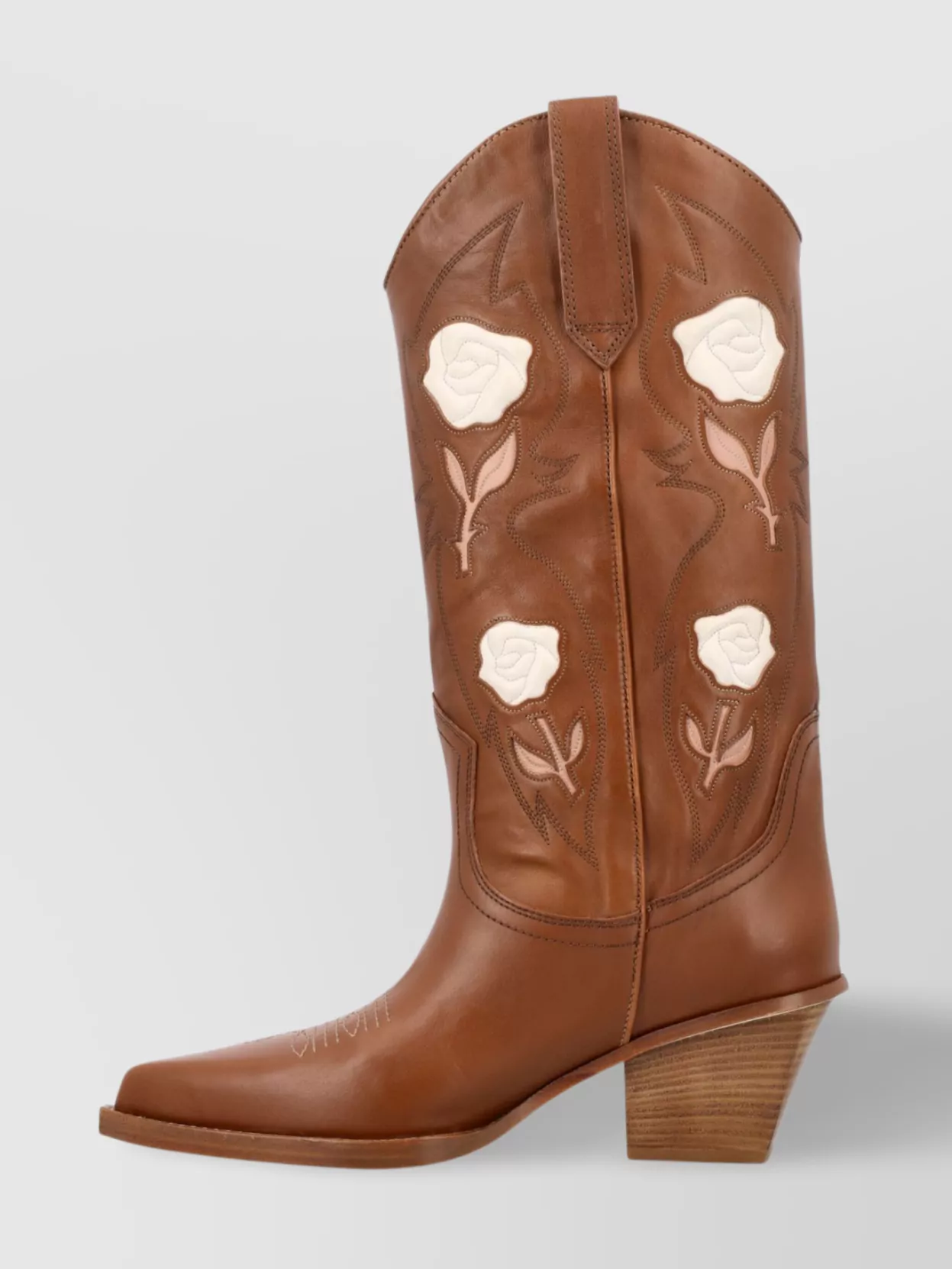 Paris Texas Rosalia Western Embroidered Mid-Calf Boot
