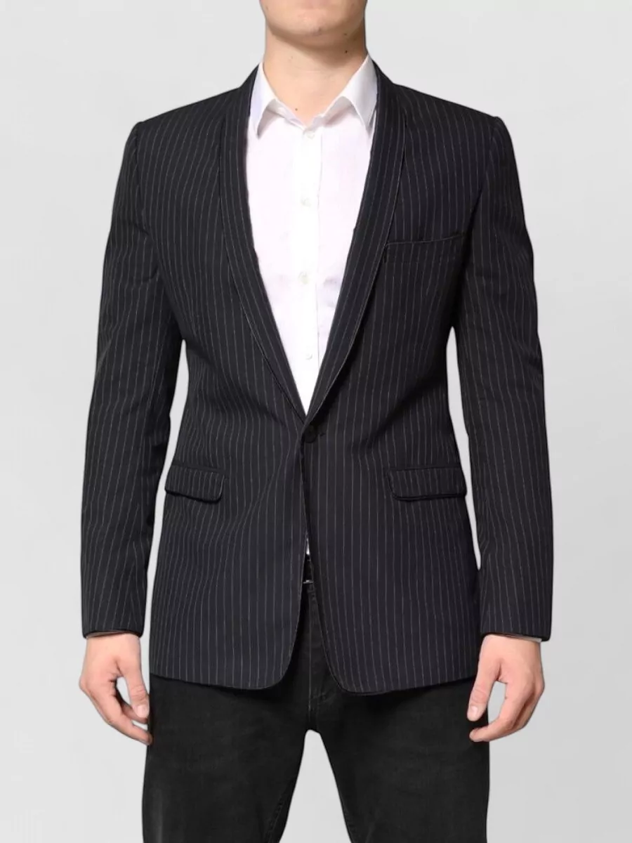 Dolce&Gabbana striped single breasted blazer