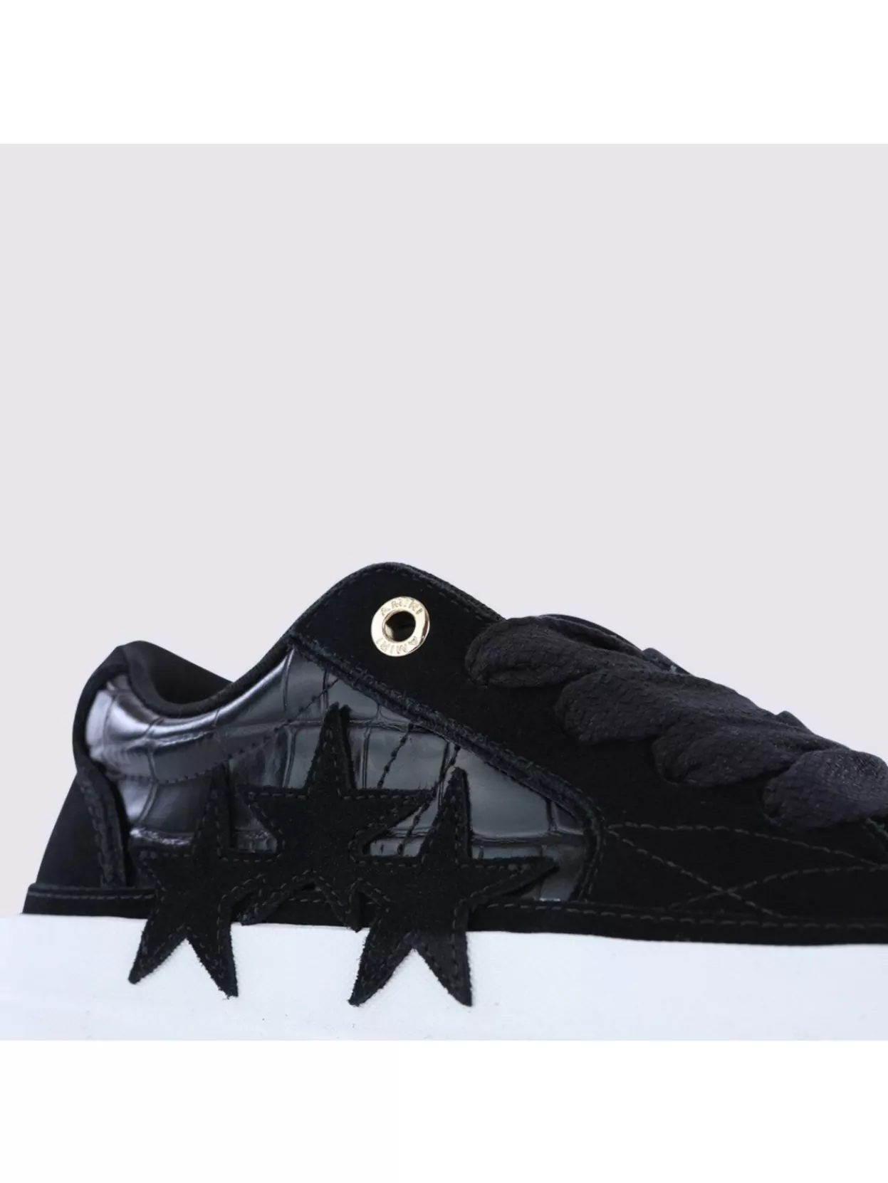 Amiri Star Appliqué Sneakers Contrast Sole